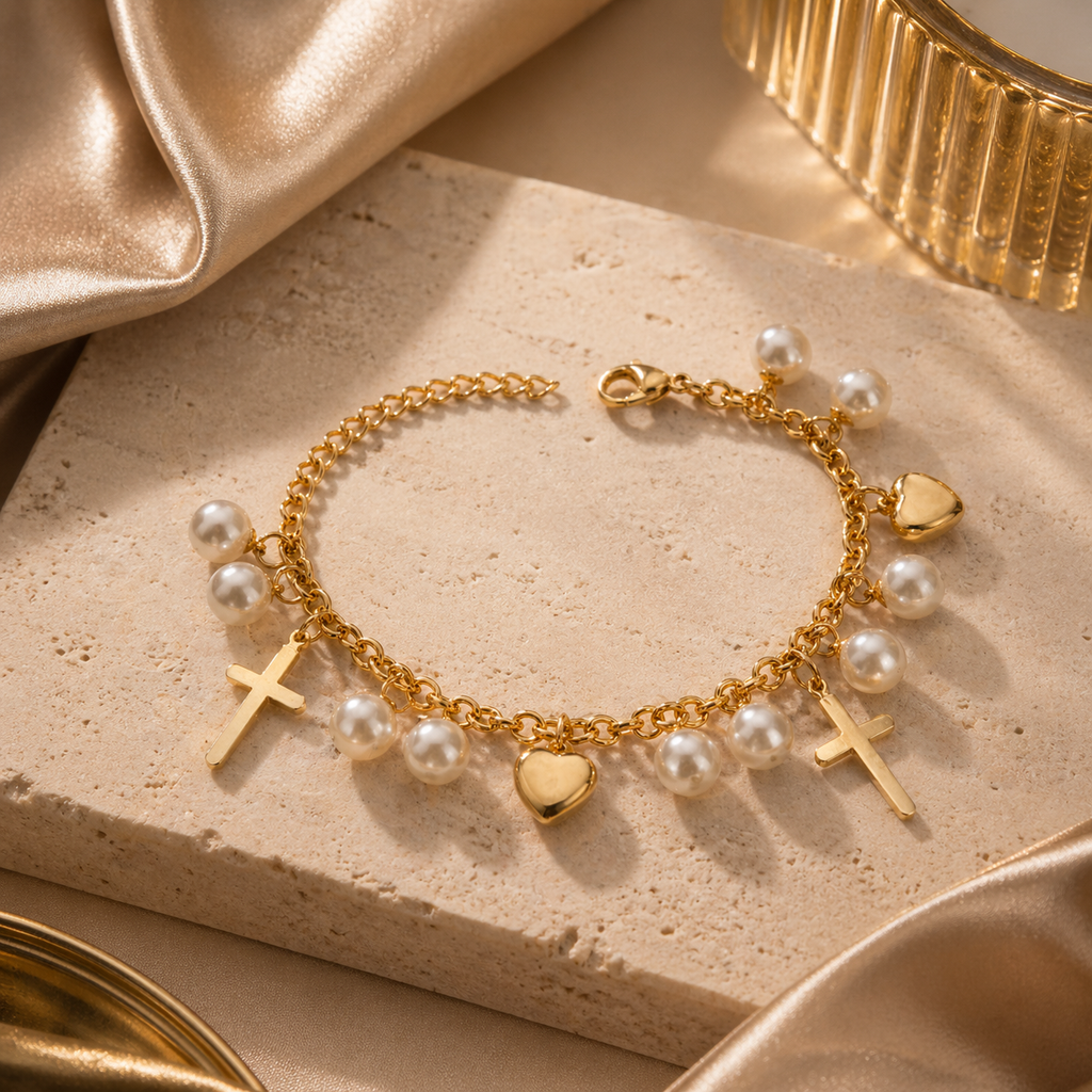 Prayers & Pearls Bracelet